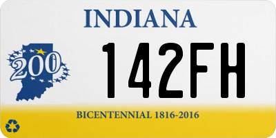 IN license plate 142FH