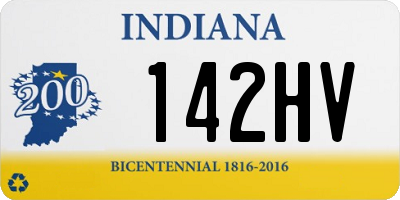 IN license plate 142HV