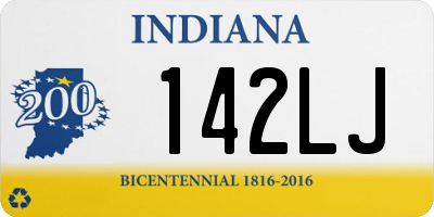 IN license plate 142LJ