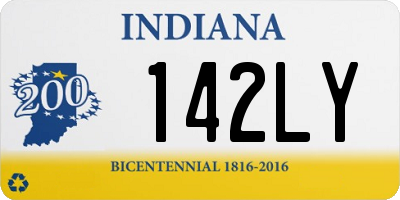 IN license plate 142LY