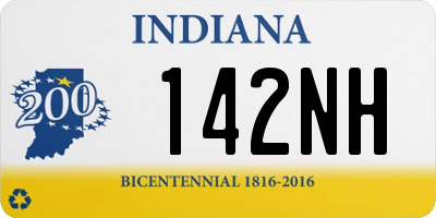 IN license plate 142NH