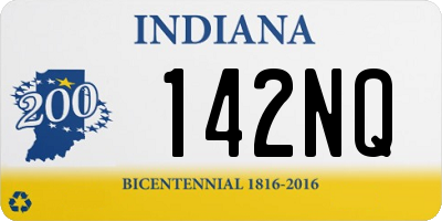 IN license plate 142NQ