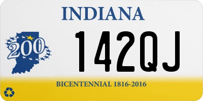 IN license plate 142QJ