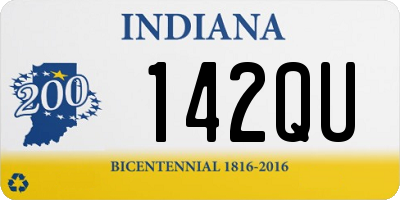 IN license plate 142QU