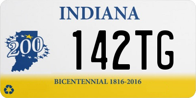 IN license plate 142TG