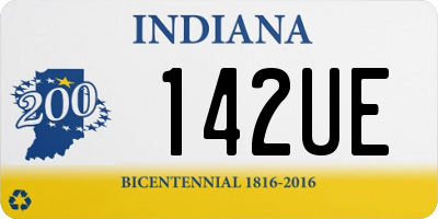 IN license plate 142UE