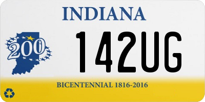 IN license plate 142UG