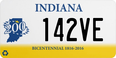 IN license plate 142VE