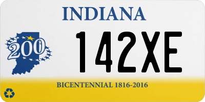 IN license plate 142XE