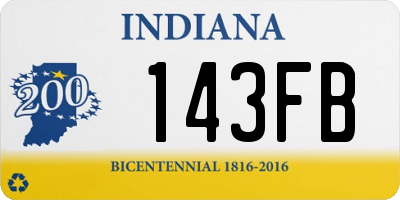 IN license plate 143FB