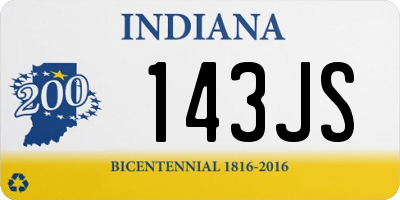 IN license plate 143JS