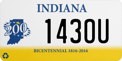 IN license plate 143OU