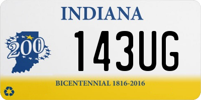 IN license plate 143UG