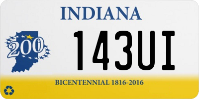 IN license plate 143UI