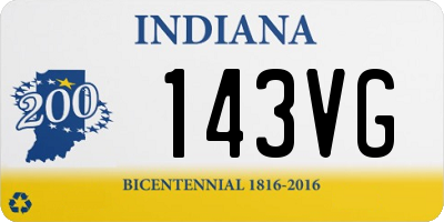 IN license plate 143VG