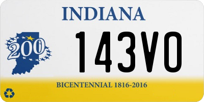 IN license plate 143VO