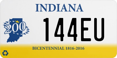 IN license plate 144EU