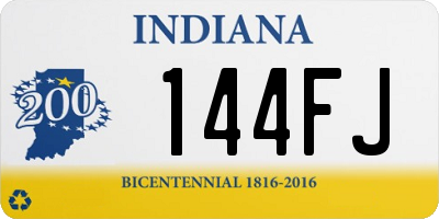 IN license plate 144FJ