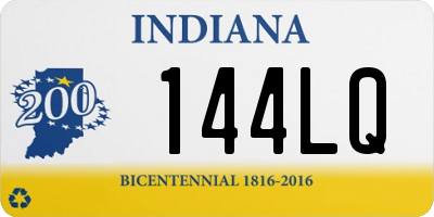 IN license plate 144LQ