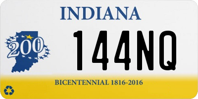 IN license plate 144NQ