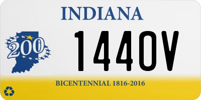 IN license plate 144OV