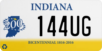 IN license plate 144UG