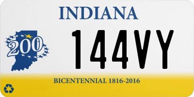 IN license plate 144VY