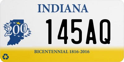 IN license plate 145AQ