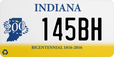 IN license plate 145BH