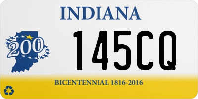 IN license plate 145CQ