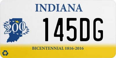 IN license plate 145DG