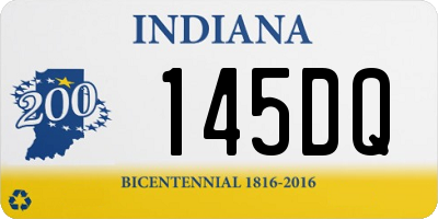 IN license plate 145DQ