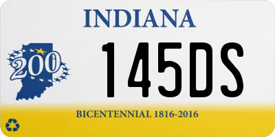 IN license plate 145DS