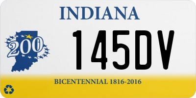 IN license plate 145DV