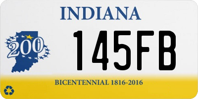 IN license plate 145FB