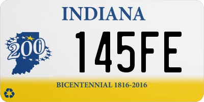 IN license plate 145FE