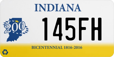 IN license plate 145FH