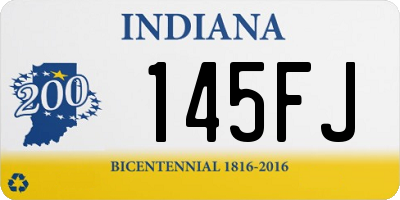 IN license plate 145FJ