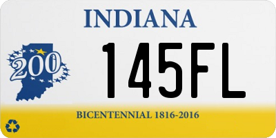 IN license plate 145FL