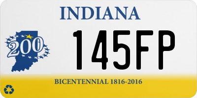 IN license plate 145FP