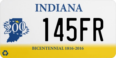 IN license plate 145FR