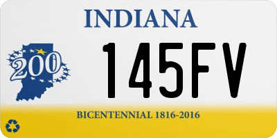 IN license plate 145FV