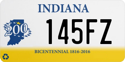 IN license plate 145FZ