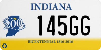 IN license plate 145GG