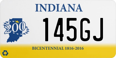 IN license plate 145GJ