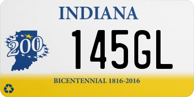 IN license plate 145GL