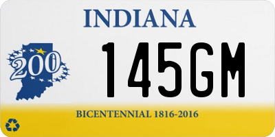 IN license plate 145GM