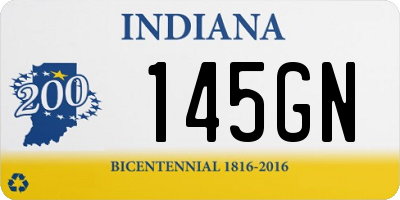 IN license plate 145GN