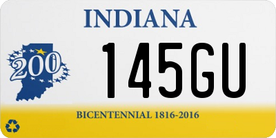 IN license plate 145GU