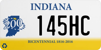 IN license plate 145HC
